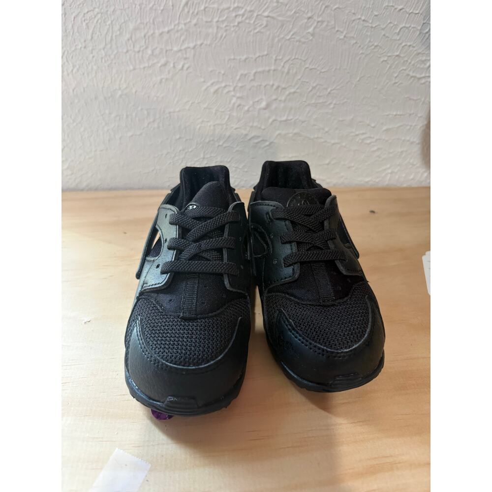 Nike Kids Black Sneakers Size 8C Toddler Huarache Style Athletic Shoes